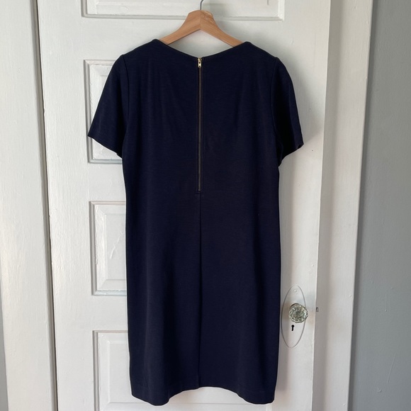 J. Crew, Navy and White Striped Shift Dress, 4 - Picture 3 of 4